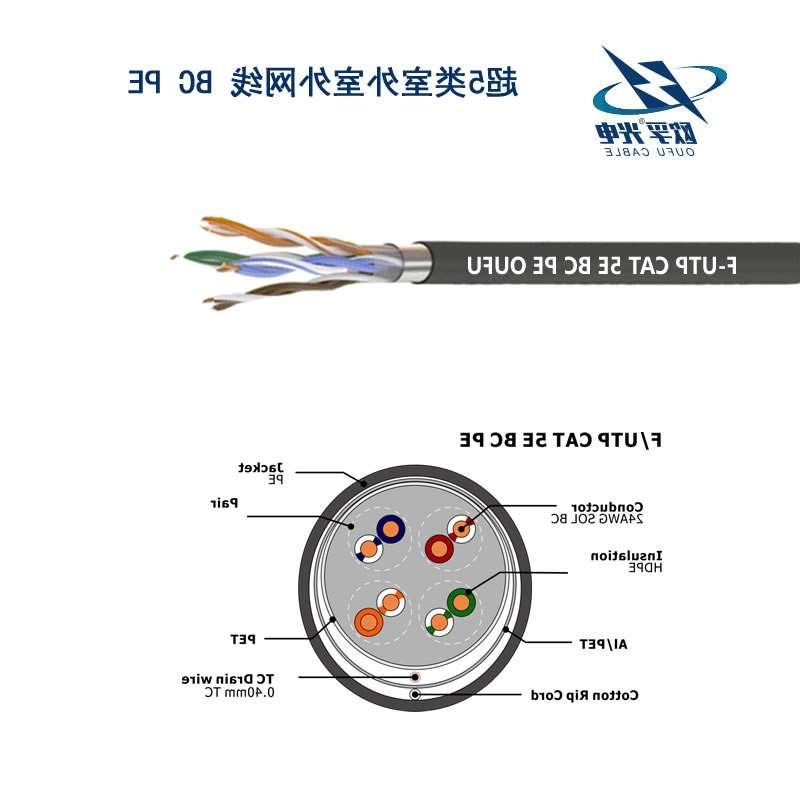 渝中区F/UTP超五类4对屏蔽室外电缆(24AWG)