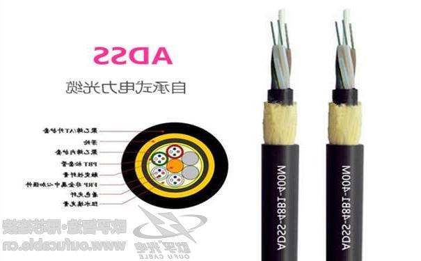 上饶市欧孚24芯ADSS光缆厂家价格批发 国标光缆-质量保证