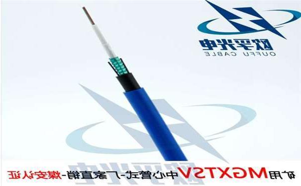 赤峰市欧孚MGXTSV-8B1 矿用单模阻燃光缆G652D纤芯煤安证书